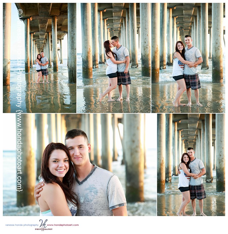 Huntington Beach Proposal Photographs - Orange County Photographer (www.hondaphotoart.com)