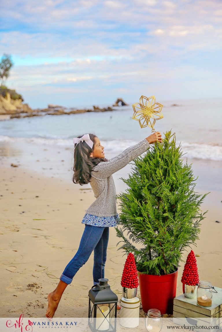 Christmas on the Beach {Orange County Family Holiday Portraits}