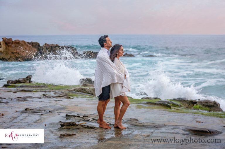 A family in the making {Beautiful family & Engagement portraits in Laguna Beach}