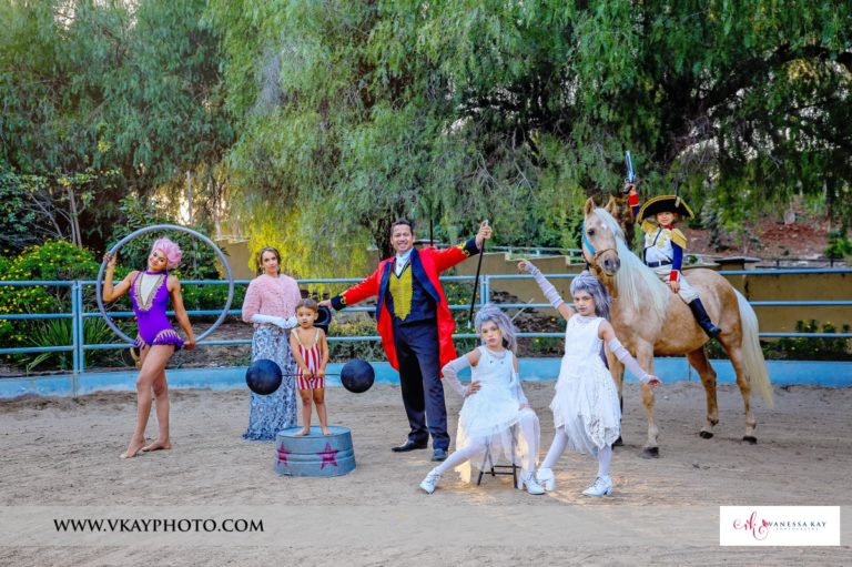The Greatest Show(man) comes to town {Orange County Styled Family Shoot}